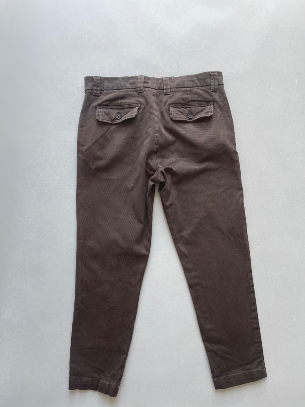 Zara Dark Brown Chino Pants Men’s Size 32 - Picture 6 of 8